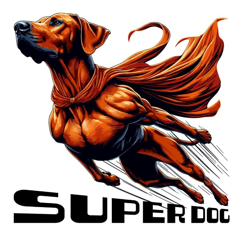 Super chien Rhodesian Ridgeback RR Ridgie cadeau