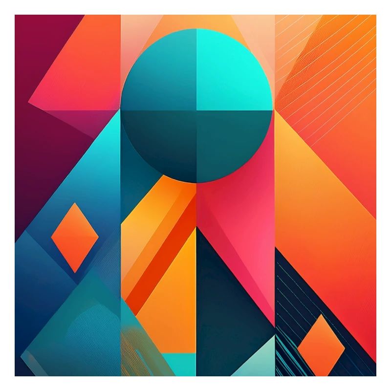 Artistic Geometric Patterns: Bold Modern Design