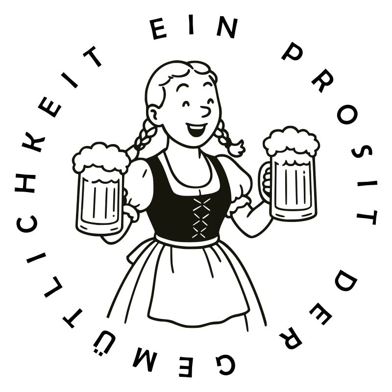 Bier Mädchen - Ein Prosit der Gemütlichkeit