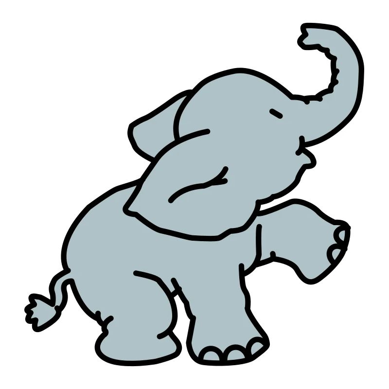 Happy Elephant (2 colors)