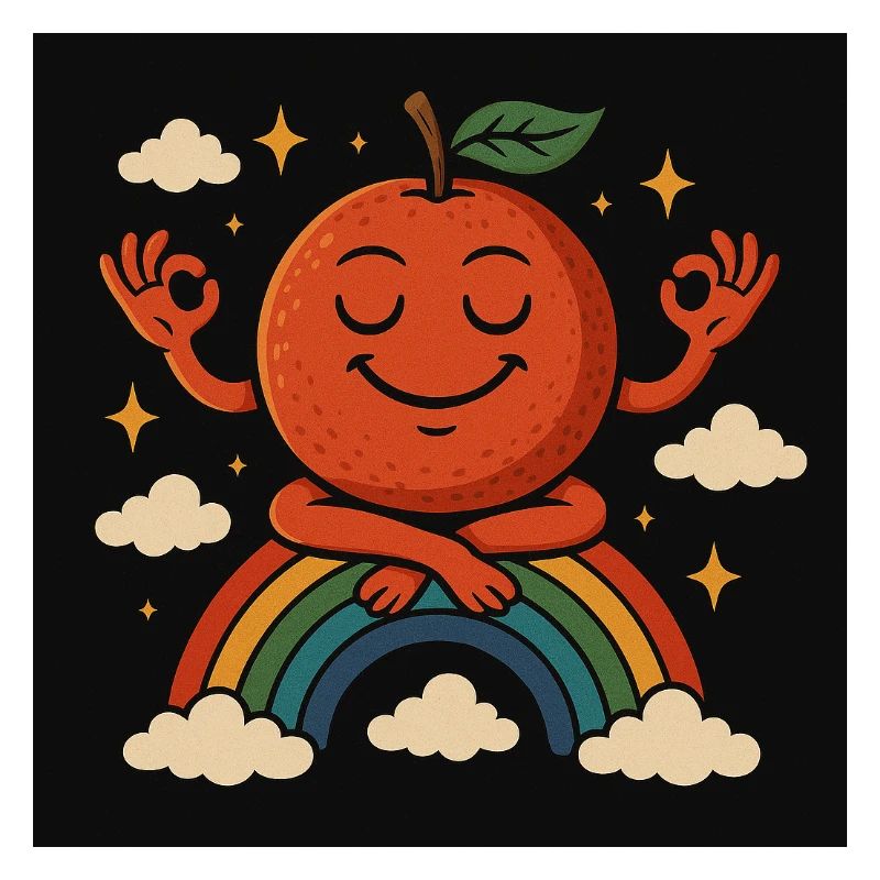 Regenbogen orange
