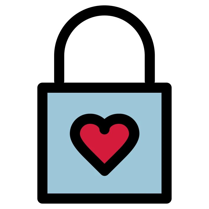Cadenas, serrure d'amour