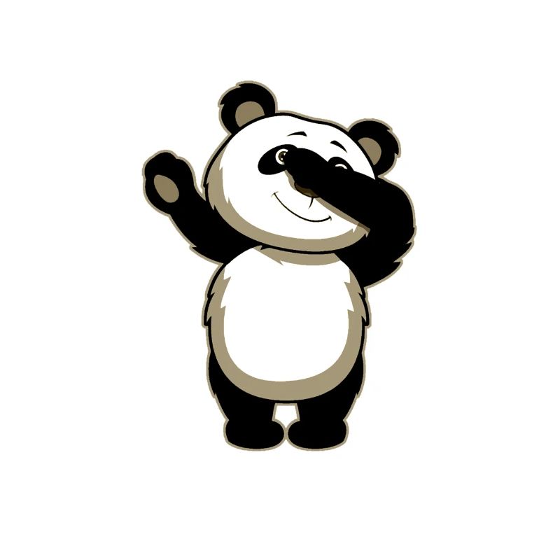 Panda Dab Funny