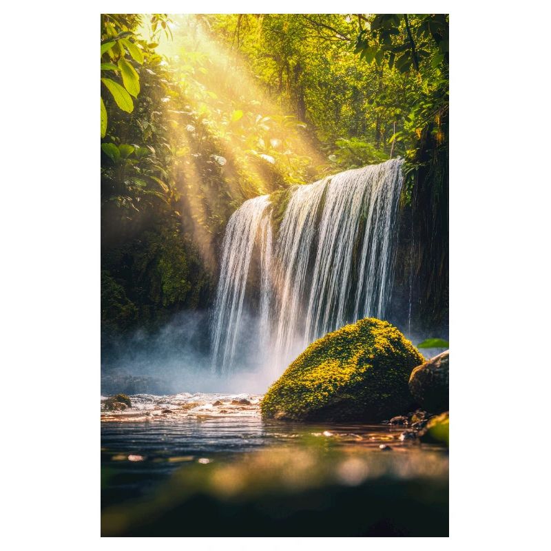 Évasion de la cascade de la lumière dorée