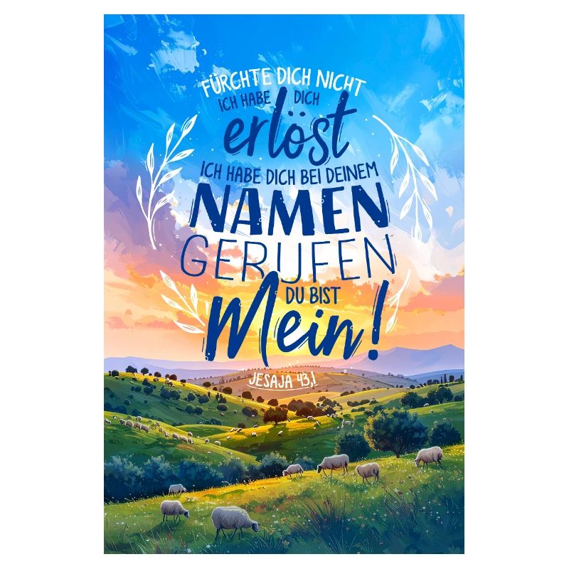 Appelé par ton nom - Lettrage de versets bibliques