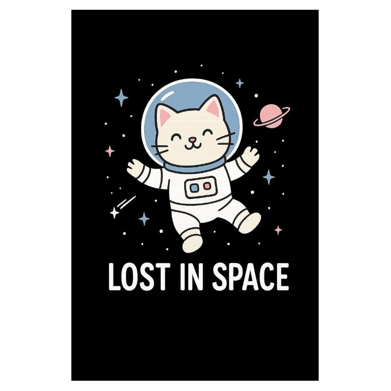 Astronaute chat perdu dans l’espace