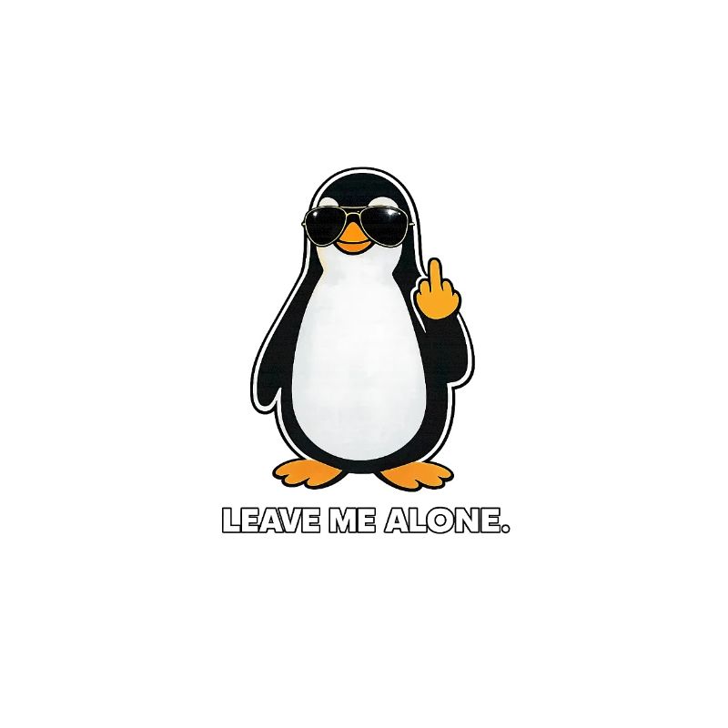 Penguin in Sunglasses Nihilism Meme