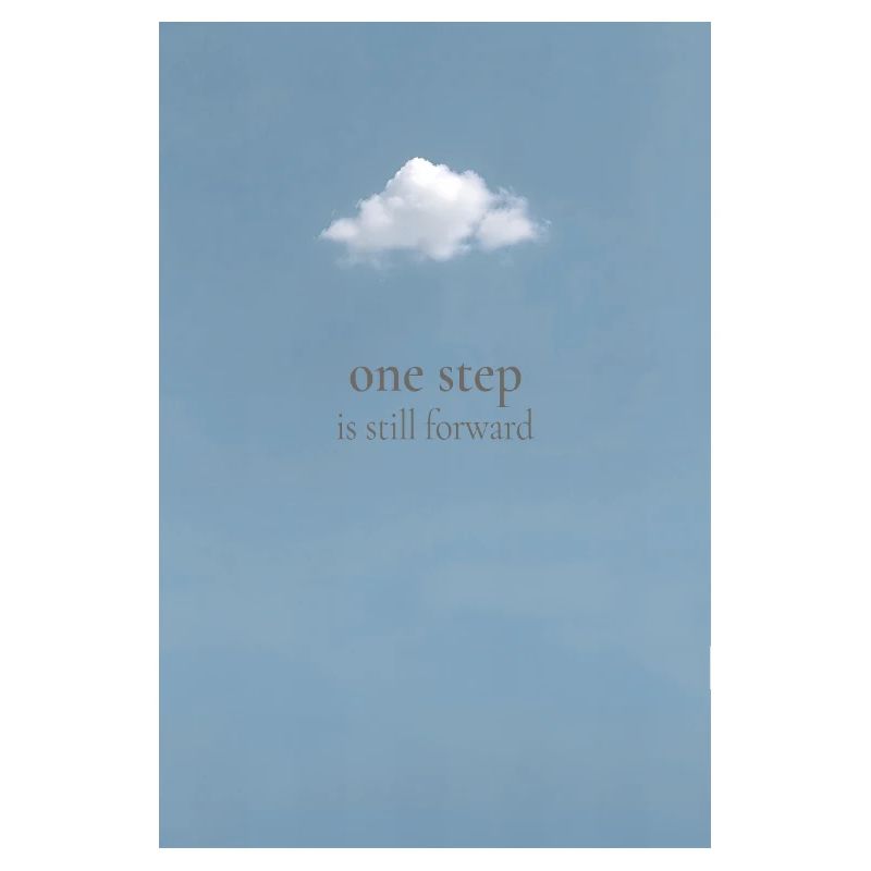 One Step Is Still Forward – Minimal Poster