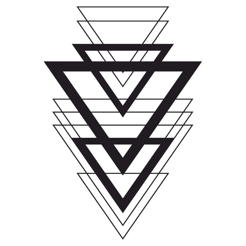 Geometric Triangle Overlay
