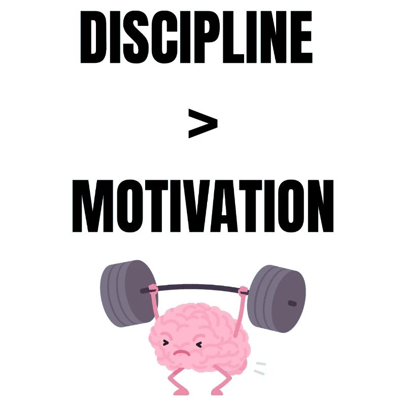 Disziplin über Motivation