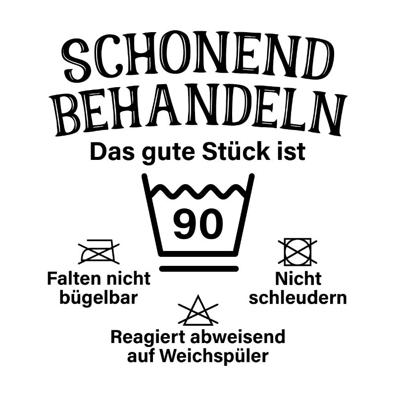 Schonend Behandeln Neunzig Geschenk 90. Geburtstag