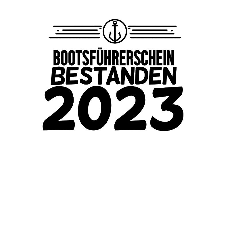 Bootsführerschein 2023 Motorboot Geschenk