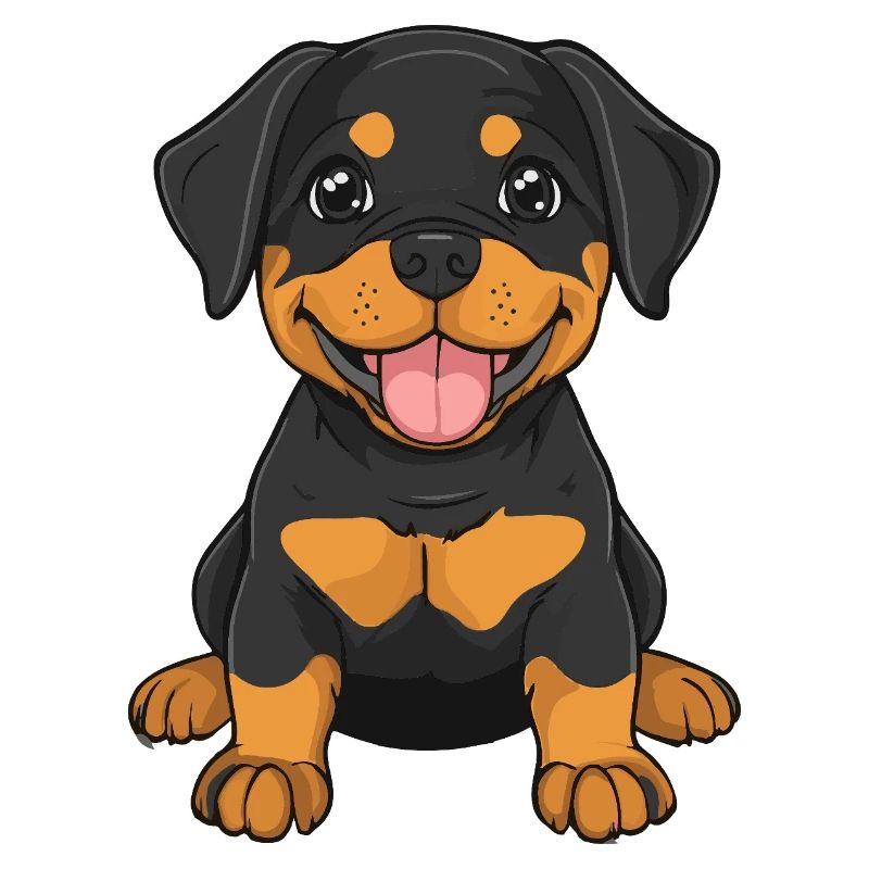 Chien Rottweiler Mignon
