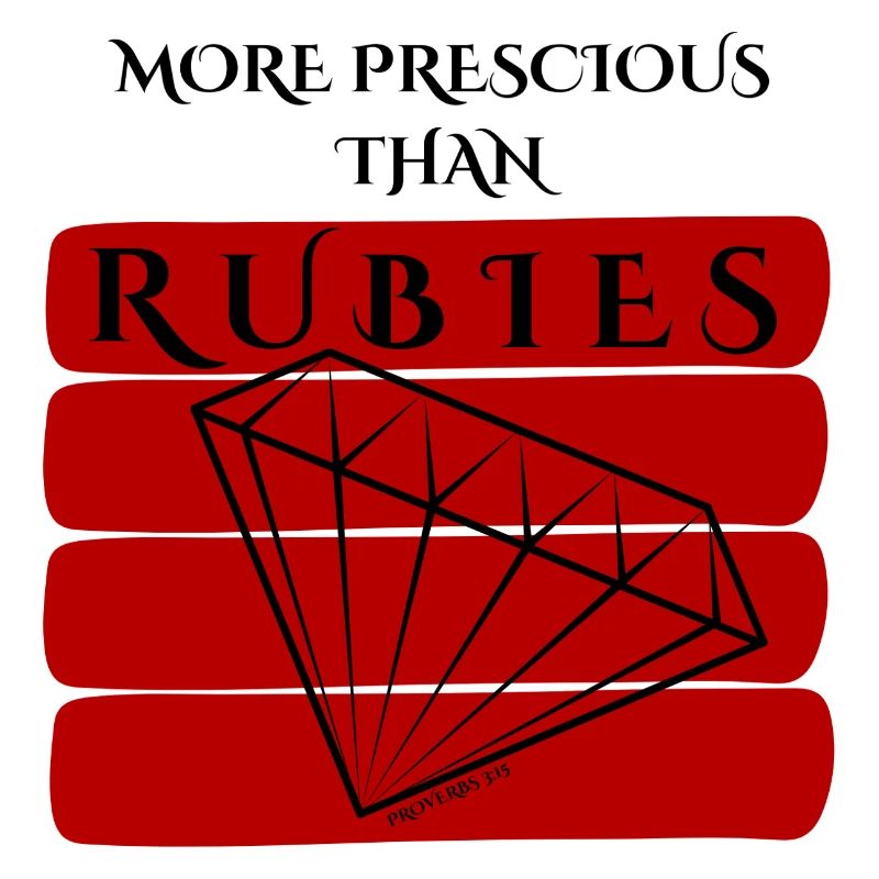 Plus prescious que les rubis horizontal - Texte noir