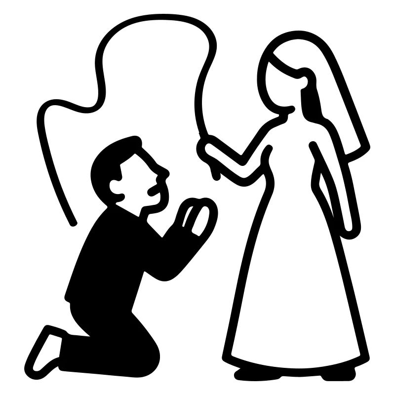 Ehepaar Hochzeit Peitsche