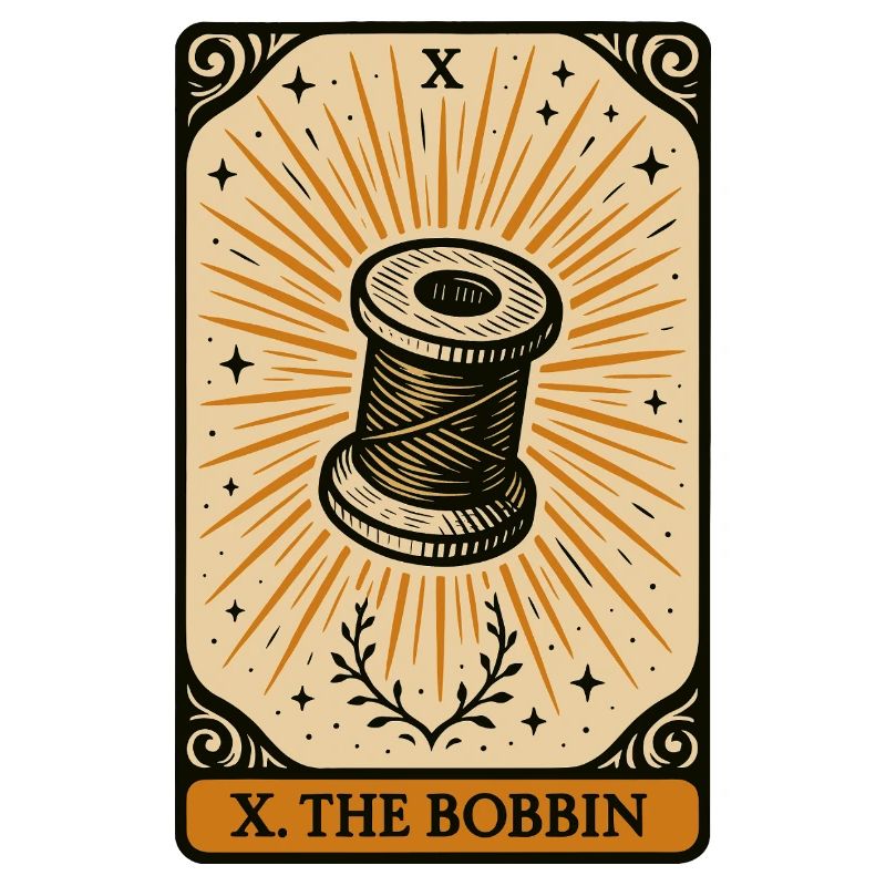 Spule des Schicksals Tarot nähen