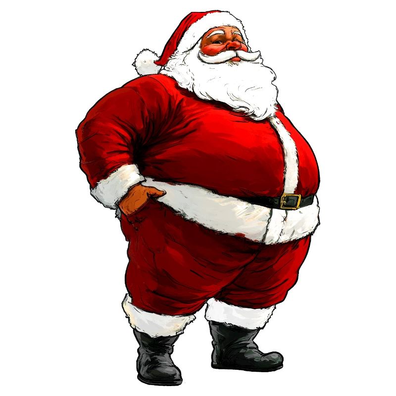 Dicker Weihnachtsmann