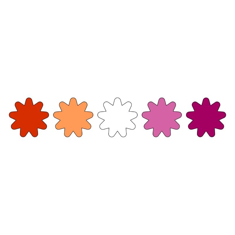 Dezente Lesbian Pride Blumen