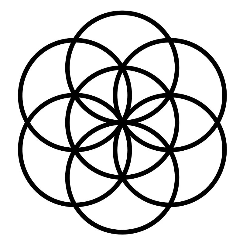 Blume des Lebens - beginning