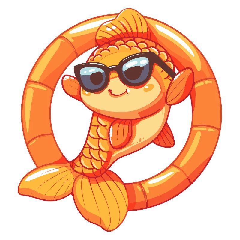 Goldfisch Comic Cool