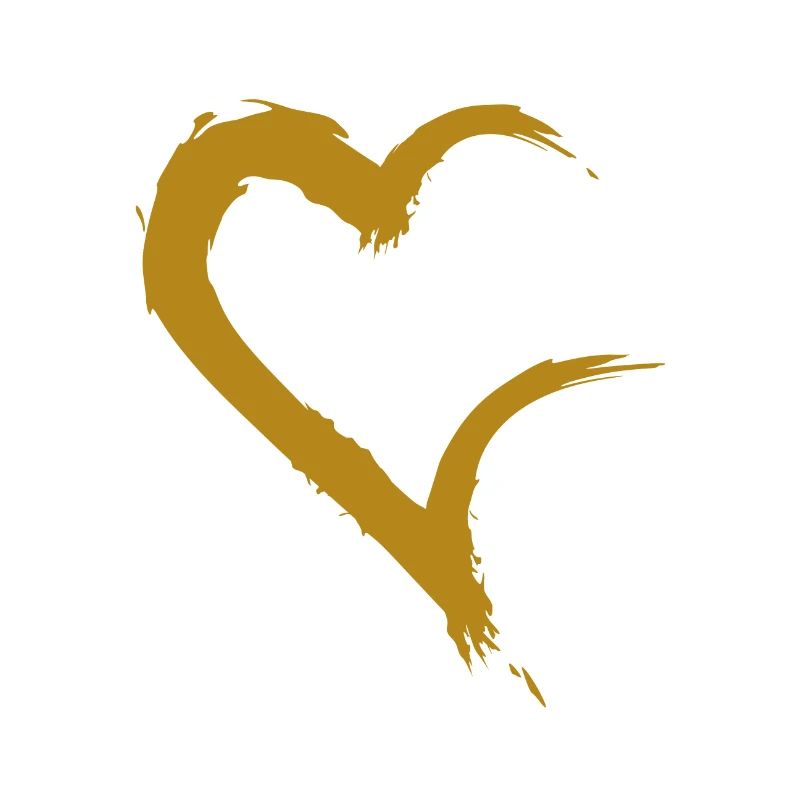 Coeur ouvert or
