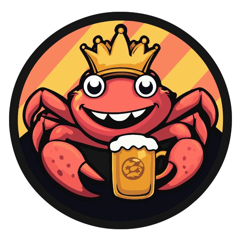Krebs Krabbe Bier