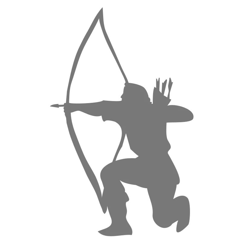 Longbow Archer kneeling stance