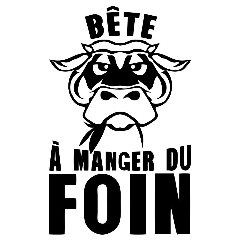 bete a manger du foin vache expression