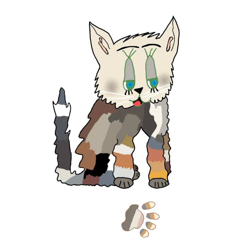 Patchwork Katze Fred Tatze