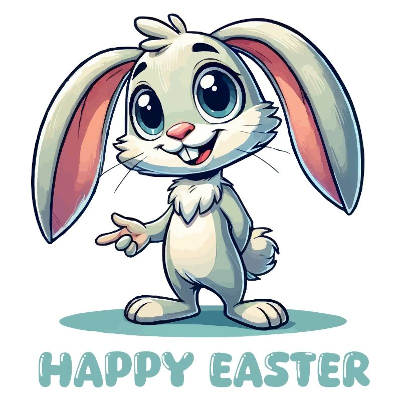 Lapin de Pâques de bande dessinée