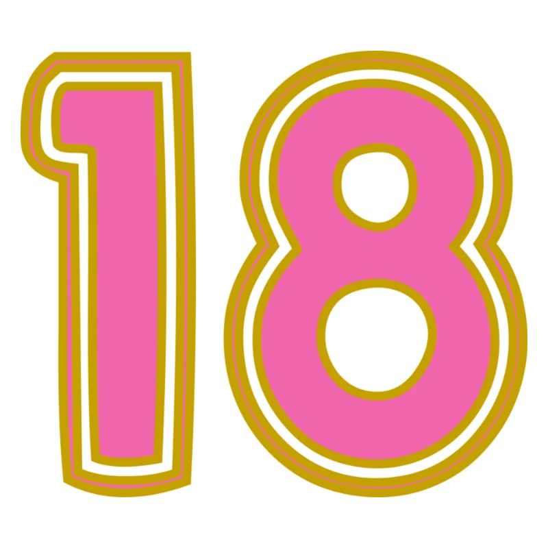 18. 18 YEARS OLD. 18th ANNIVERSARY