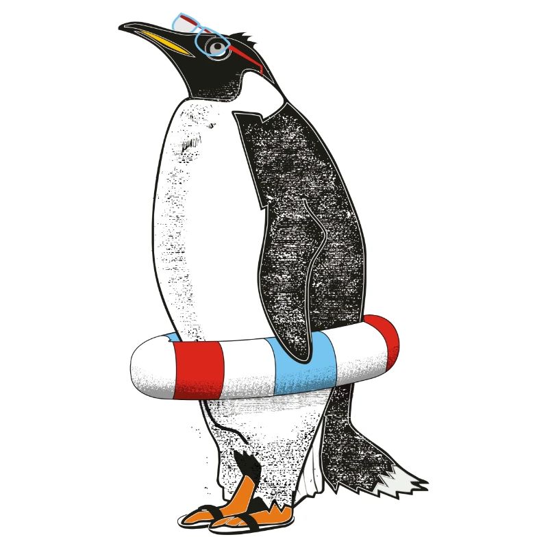 PINGUIN WARTET SOMMER