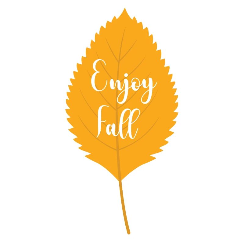 Genieße den Herbst Geschenk Idee