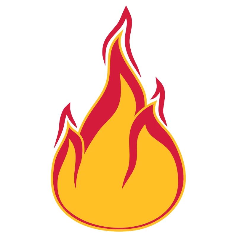 fire flame hot burn burn warm clipart