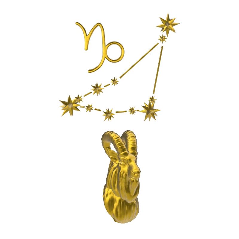 Constellation Capricorne 3D, or