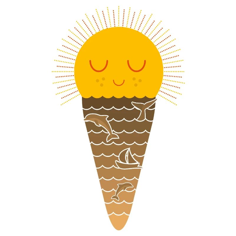 Sonne (Waffel-Eis)