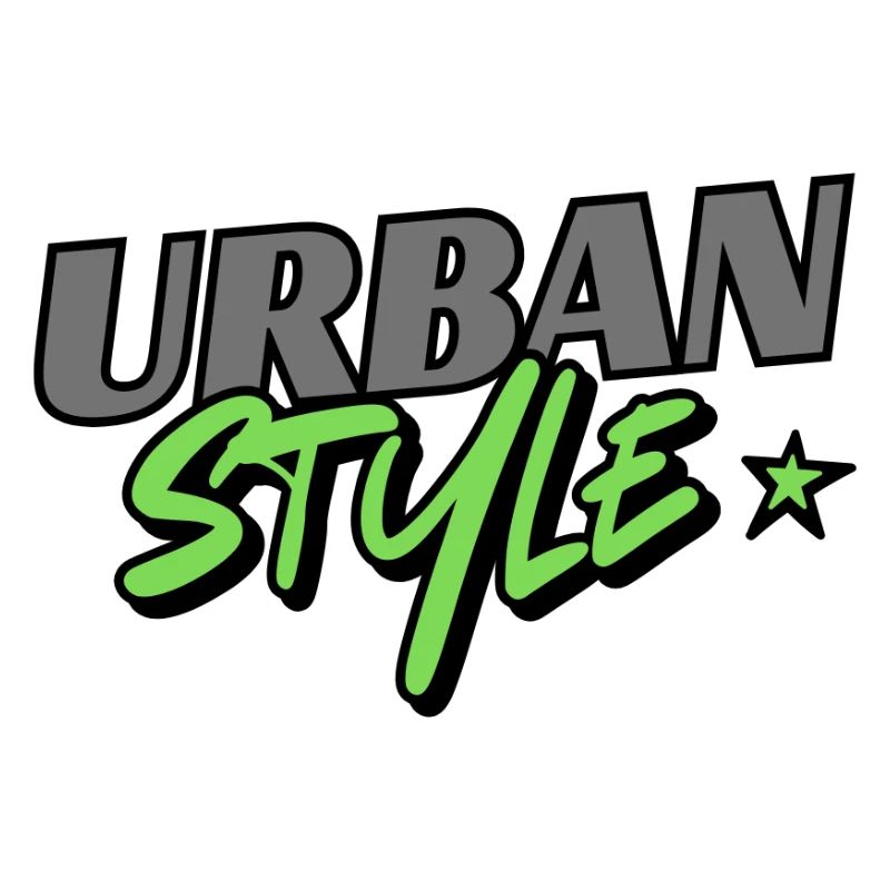 Style urbain – Look graffiti avec un accent vert