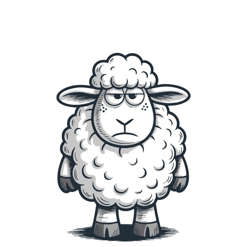 Basse-Autriche – Grumpy Sheep Humour Design
