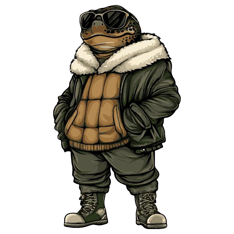 Schildkröte Cool Winter