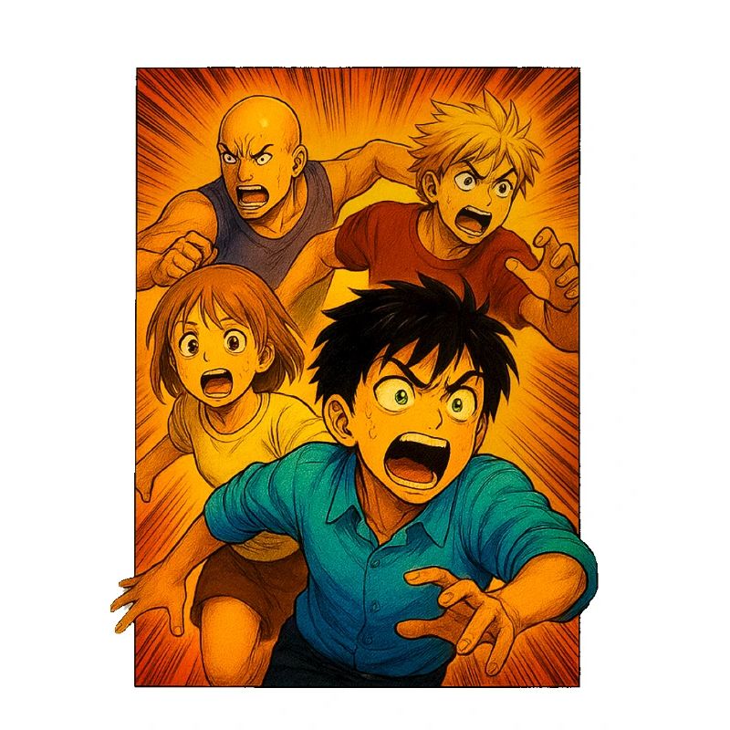 Groupe de course Aventure Manga
