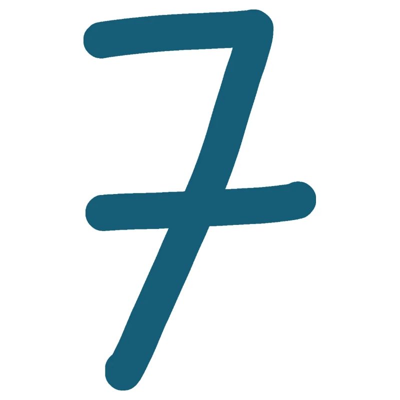 7 Numéro sept numéro anniversaire
