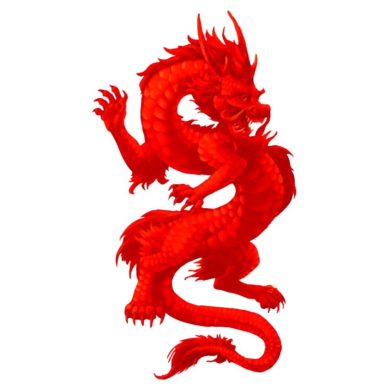 Leuchtender Drache
