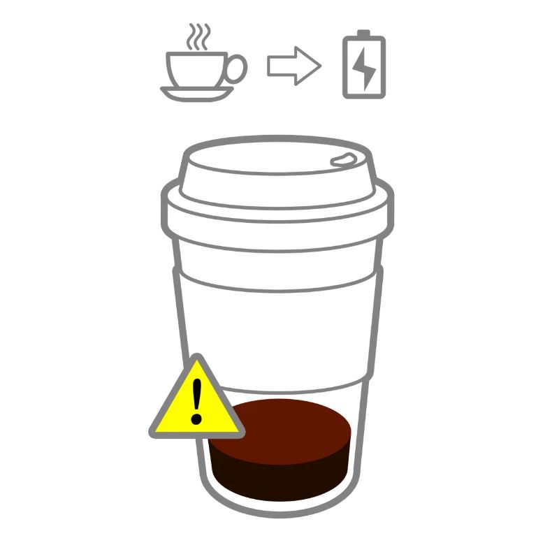 Warning Coffee Low