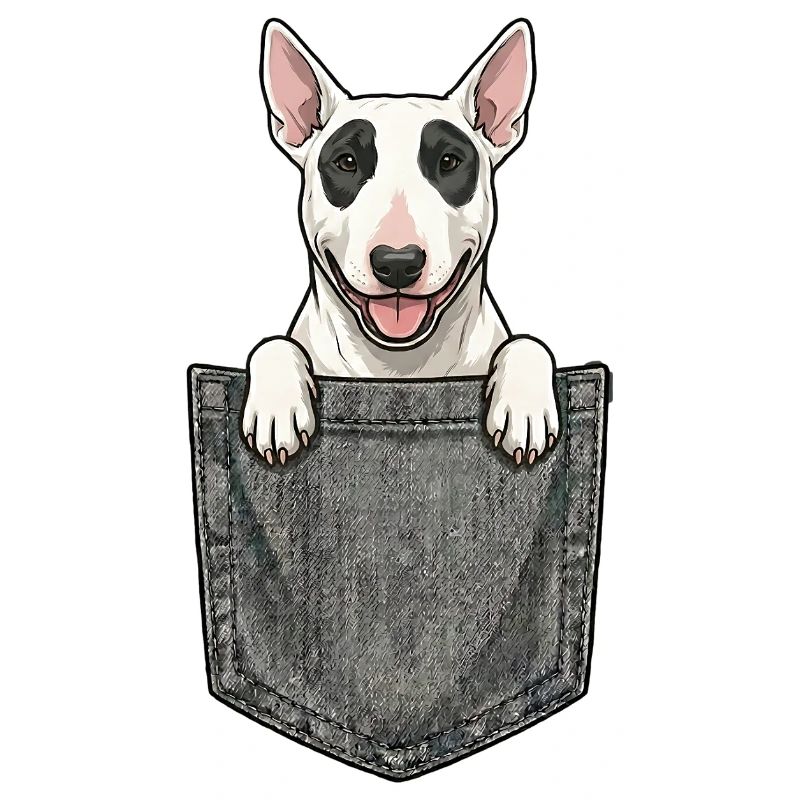 Bull Terrier dans la Poche - Chien Mignon 