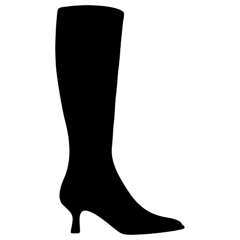 Silhouette botte noire