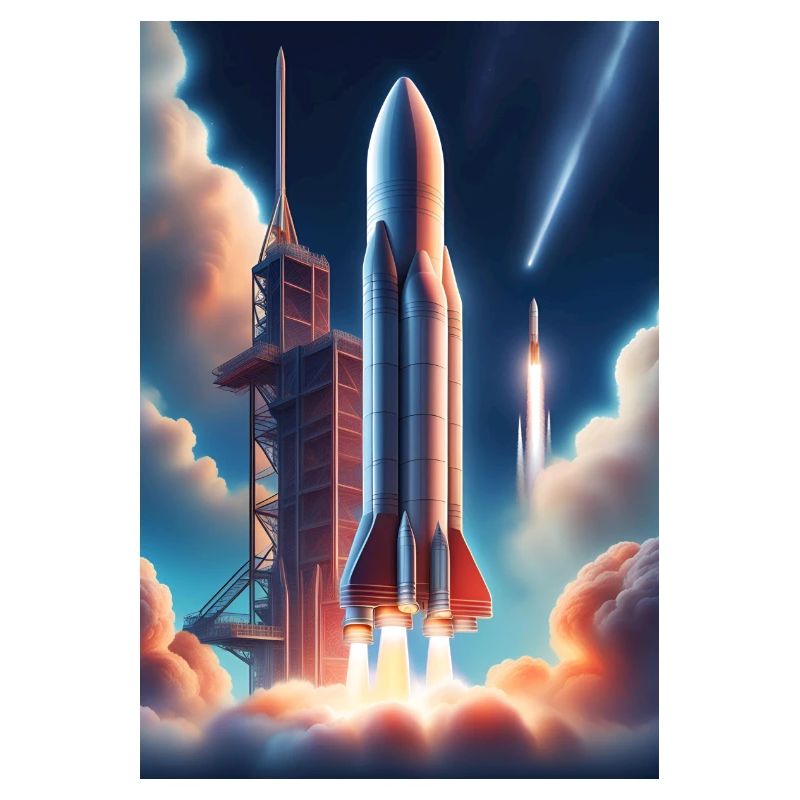 A realistic rocket launching design