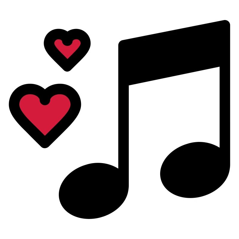 Romantic music note
