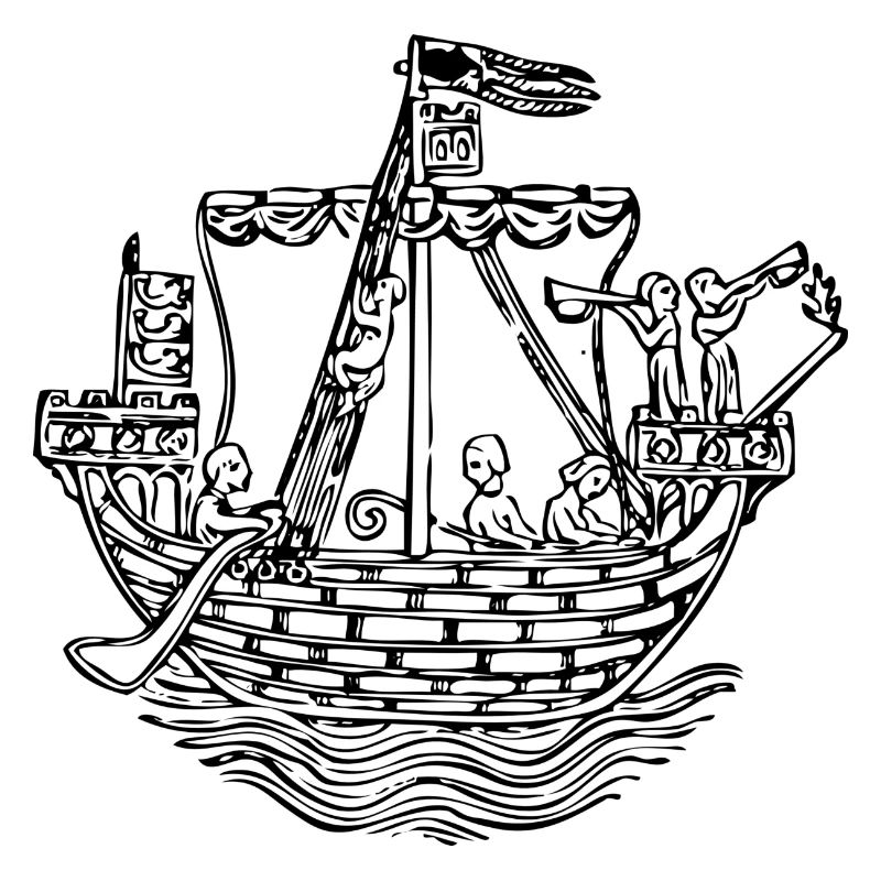 Voile de bateau pagaie bateau à rames segelboot37