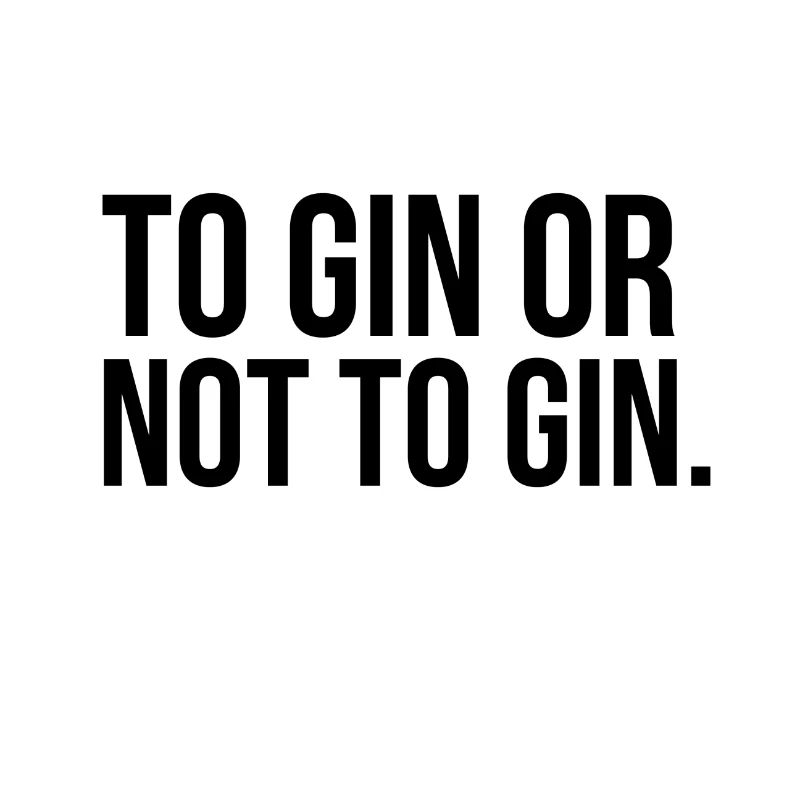 Gin ou pas Gin. Dire un cadeau