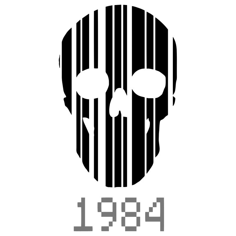 code à barres Crâne 1984